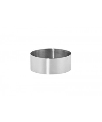 HAUSPROFI Set Da Dessert Professionale: 6 Anelli In Acciaio Inox, 16 Stencil, Sollevatore E Schiacciapatate