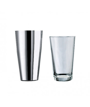 Shaker Boston Inox Con Bicch. Vetro 700 Ml Boston