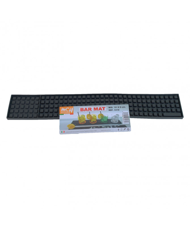 Tappetino Bar In Gomma Antiscivolo HENDI 597972 – Pratico, Resistente E Facile Da Pulire (49,5 X 16 Cm)