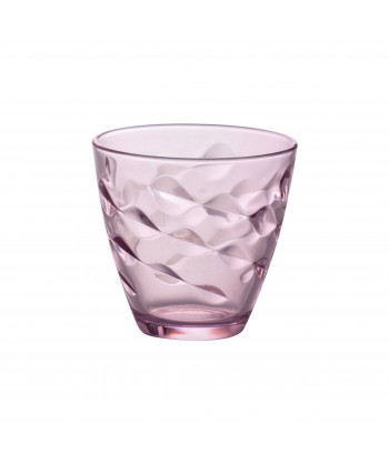 Bicchiere Flora Acqua Lilla Cl 26 Bormioli Rocco H 8 Ø Cm 8,5 Confezione Da 6