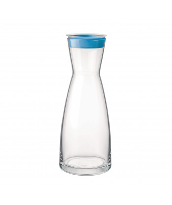Caraffa Ypsilon Brio Lt 1 Tappo Azzurro Bormioli Rocco Confezione Da 6