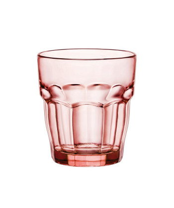 Bicchiere Rock Bar Rosa Cl 27 Temperato Bormioli Rocco H 9,3 Ø Cm 8,4 Confezione Da 6