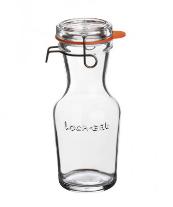 Caraffa Vetro Cl 50 Cm H 21,1 Ø 7,3 C/tappo E Guarnizione Ermetico Lock-eat Confezione Da 12