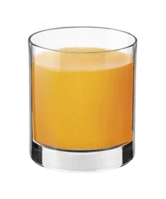 Rocco Bormioli 5160125 Confezione 3 Bicchiere Cortina, Acqua, 25 Cl, Glass, Multicolore