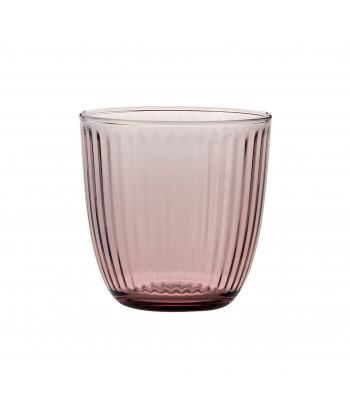 Bicchiere Acqua Lilac Line Rose Cl 29 H 8,2 Ø Cm 8,4 Bormioli Rocco Confezione Da 6