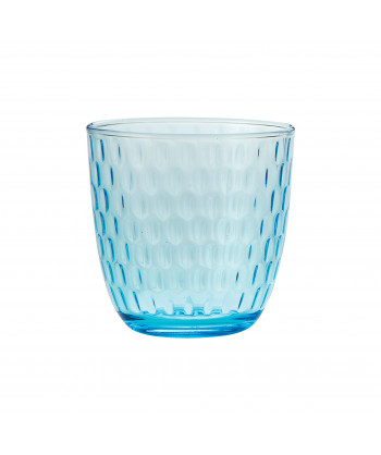Bicchiere Acqua Slot Lively Blue Cl 29 H 8,2 Ø Cm 8,4 Bormioli Rocco Confezione Da 6