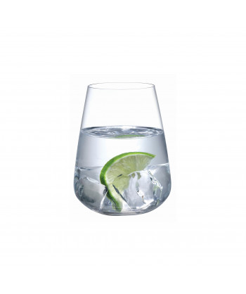 Bicchiere Acqua Vertigo Stem Zero Cl 45 Cristallino H 11,5 Ø Cm 6,3 Nude Glass Confezione Da 2