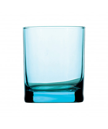 Bicchiere Iride Azzurro Cl 25 H 8,7 Ø Cm 7,3 Bormioli Rocco Confezione Da 3