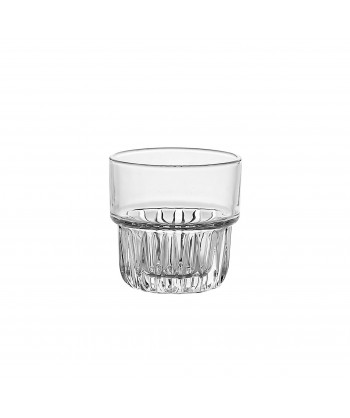 Bicchiere Everest Rocks Cl 20,7 H 7,9 Ø Cm 7,6 Duratuff Impilabile Libbey Confezione Da 12