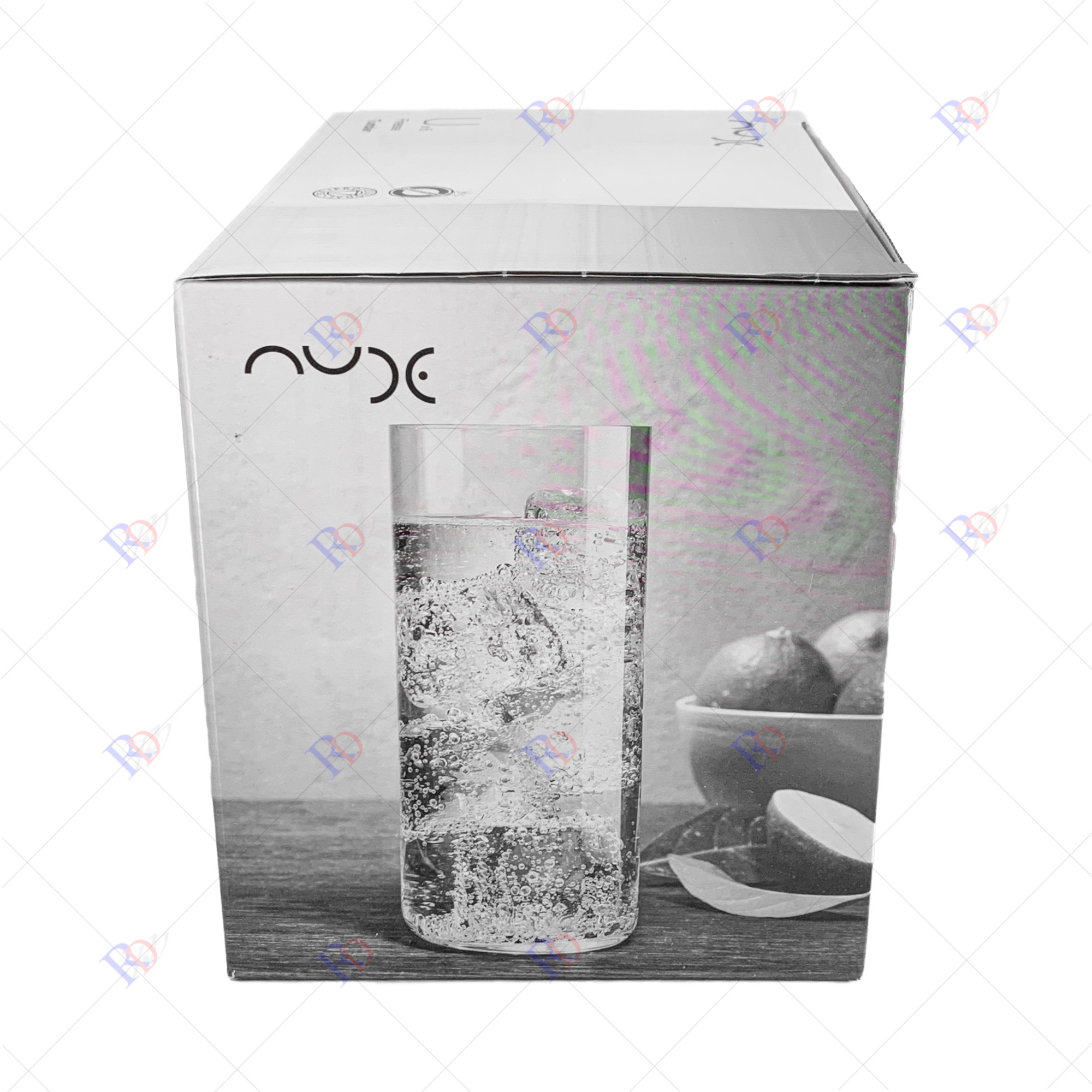 Verres à Spiritueux Finesse Hiball Nude - Lot De 6 - 45 Cl - Design Ron Arad - Cristal - Base Courbe Et Côtés Droits - 11