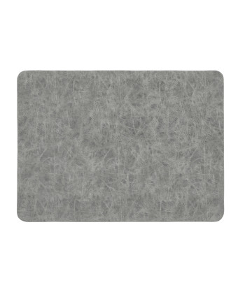 Tovaglietta Truman Grafite Cm 45x33 Tovagliette In Ecopelle Lavabile Confezione Da 6