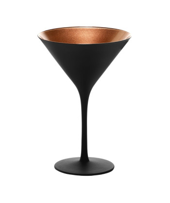 Calice Cocktail Olympic Nero Bronz Cl 24 H 17,2 Ø Cm 11,6 Stolzle Lausitz Confezione Da 6