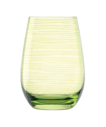 Verde Twister Bicchiere Cl 46,5 H 12,3 Ø Cm 6,5 Stolzle Lausitz Confezione Da 6,000
