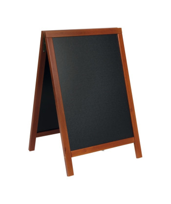 Lavagna Cm 55x54,5 H 85 Deluxe Doppia Mogano Securit