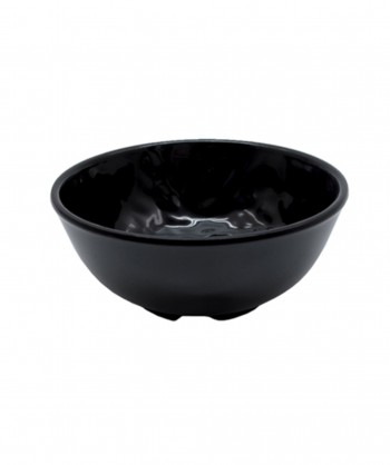 Coppetta Nera Melamina Tonda Cm 12x5h Effetto Matrellato Gr 109 Kd504hgb Confezione Da 10