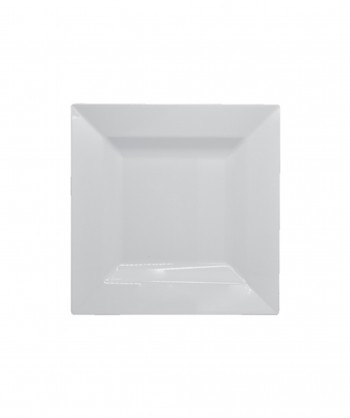 Vassoio Fondo Bianco Melamina 46x46x7,3h Con Falda Gr 2.215 Mb183