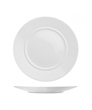 Florence Piatto Frutta Ø Cm 22 Bianco Lioness Porcellana Liscia Decorata Confezione Da 6