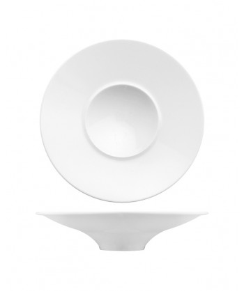 Florence Pastabowl Gourmet Ø Cm 22 Int. Ø Cm 9,8 Lioness Porcellana Bianca Confezione Da 6