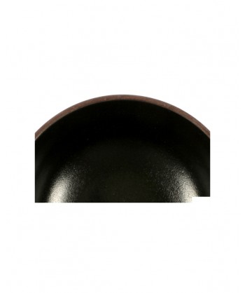 Stromboli Nero Coppetta Ø Cm 12,7 H 5,2 Porcellana Metallizzata Lioness