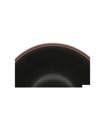 Stromboli Nero Coppetta Ø Cm 8,5 Porcellana Metallizzata Lioness Confezione Da 8