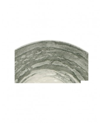 Focus Grey Piatto Piano Coupe Ø Cm 27 Porcellana Extra Strong Rilievo Lioness Confezione Da 6