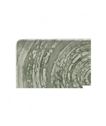 Focus Grey Piatto Rett. Cm 27x14 Porcellana Extra Strong Rilievo Lioness Confezione Da 6