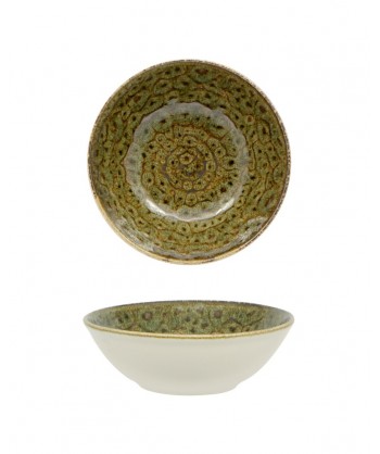 Matheria Green Coppetta Ø Cm 14 H 5,0 Porcellana Extra Strong Reactive Lioness Confezione Da 6