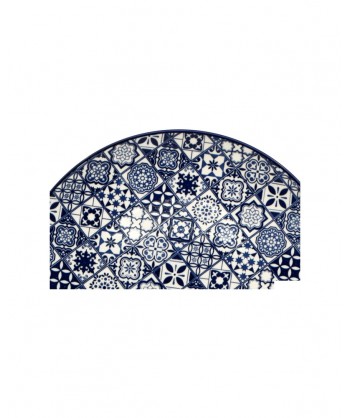 Sintra Blue Piatto Piano Ø Cm 28,5 Stoneware Decorato Lioness Confezione Da 4