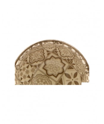 Sintra Nut Coppetta Ø Cm 8,5 Stoneware Decorato Lioness Confezione Da 8