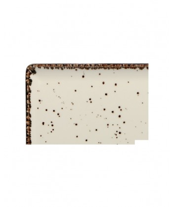 Cromya Cream Piatto Rett. Cm 30x22 Porcellana Extra Strong Lioness Confezione Da 6