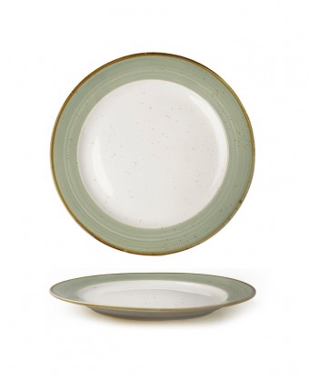 Just Piatto Piano Ø Cm 21 Ottanio Porcellana X Forno Decoro Mano Lioness Confezione Da 6