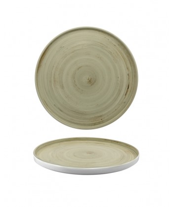 Justcolor Noisette Piatto Øcm 28,5 Nordic Porc.satinata Decoro Mano Lioness Confezione Da 2