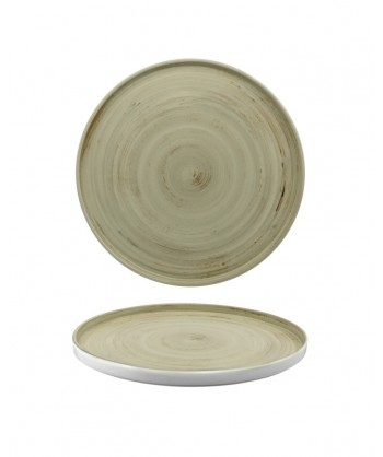 Justcolor Noisette Piatto Ø Cm 22,8 Nordic Porc.satinata Decoro Mano Lioness Confezione Da 4