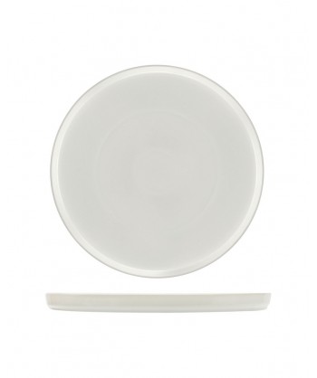 Justwhite Piatto Tondo Nordic Ø Cm 28,5 Porcellana Bianca Lioness Confezione Da 2