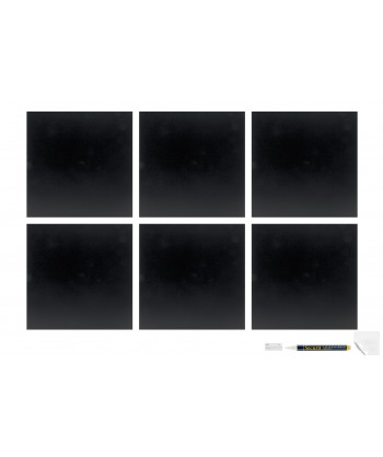 Set 6 Lavagne Cm 40x40 Frameless Xxl Da Parete Quadrate Securit Confezione Da 6