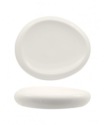 Selecta Piatto Alto Cm 26x22 Porcellana Bianca Fenixe Confezione Da 4
