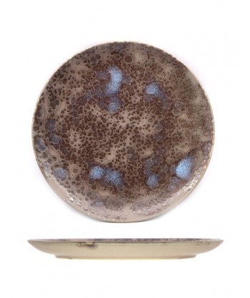 Horus Piatto Piano Ø Cm 27 Stoneware Colorato Reactive Fenixe Confezione Da 6
