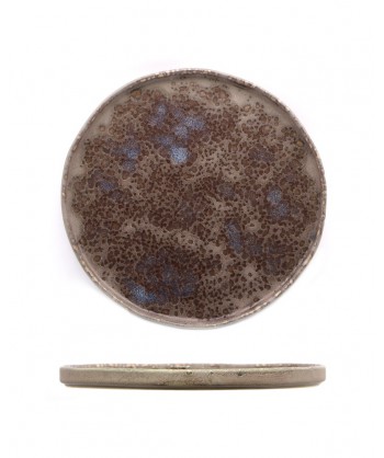 Horus Piatto Piano Ø Cm 27,5 Stoneware Colorato Reactive Fenixe Confezione Da 6