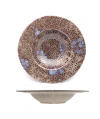 Horus Pasta Bowl Ø Cm 27,5 Interno Ø Cm 16 Stoneware Colorato Reactive Fenixe Confezione Da 6