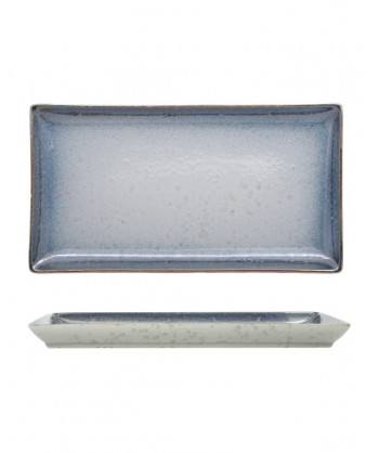 Atlantis Vassoio Rett. Cm 37,5x20,5 Stoneware Colorato Reactive Fenixe Confezione Da 4