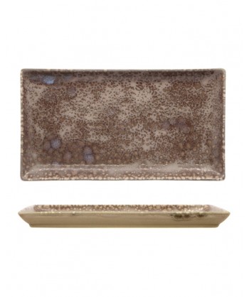 Horus Vassoio Rett. Cm 37,5x20,5 Stoneware Colorato Reactive Fenixe Confezione Da 4