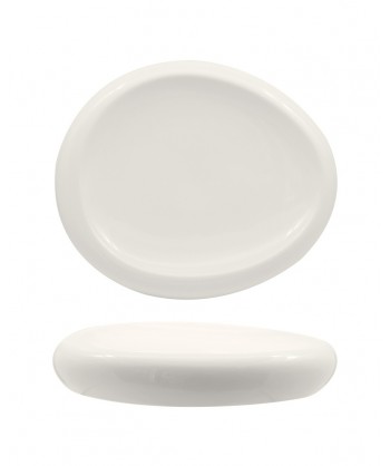 Selecta Piatto Alto Cm 30,6x25,7 Porcellana Bianca Fenixe Confezione Da 3