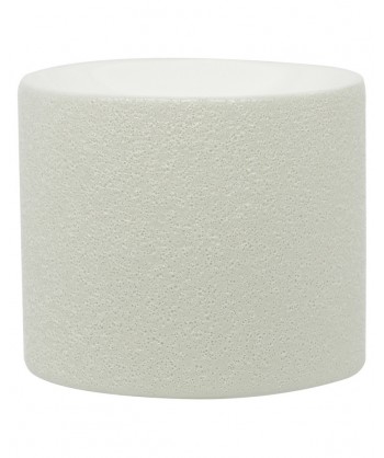 Genesys Colonna Bianco Ø Cm 9,3 H 8 Porcellana Bianca Rilievo Fenixe Confezione Da 4