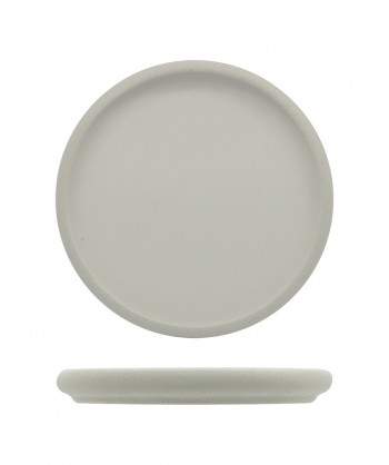 Genesys Bianco Piatto Nido Ø Cm 16,5 H 2 Porcellana Bianca Rilievo Fenixe Confezione Da 6